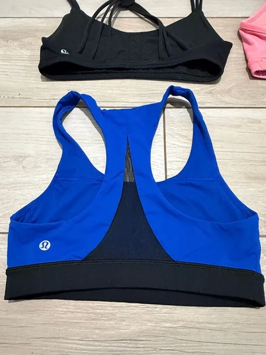 You pick! Lululemon Sports Bras Black Pink Blue Charcoal size 4 - Picture 7 of 13